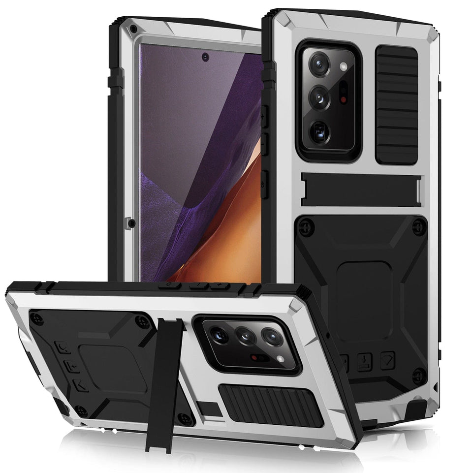 With Bracket+Full Protective For Samsung S21 Plus Ultra A52 A72 Note 20 Ultra 5G Case Kickstand Dual Layer Protective Shockproof