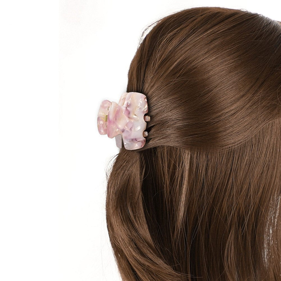 Hair Claw Clips Barrette Clamp Jelly Colors Acrylic Ponytail Crab Girls Hair  Hairpin Hair Styling Accessories For Women