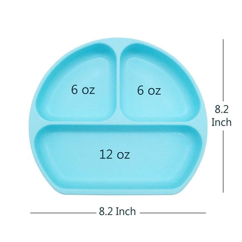 Children's dishes baby Silicone Sucker Bowl Baby placemat Tableware Set Smile Face Baby Tableware Set kids plate