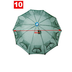 4-20 Hole Umbrella Fishing Net Fish Umbrella Cage Automatic Folding Fish Net Hand Throw Net Fishing Cage Cover Cage Shrimp Cages