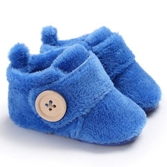 Lovely Warm Design Baby Girls Boys Toddler First Walkers Baby Shoes Soft Slippers Cute Shoes Winter Non-Slip Baby Warm Shoes