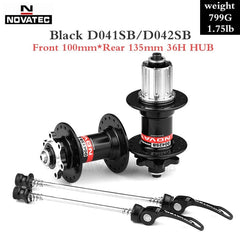 Novatec Hub D041SB D042SB Mountain Bike Disc Card Brake 28/32/36 Holes MTB Road Bicycle Bearing 36H Hubs 8/9/10/11/12 Speed