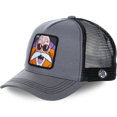 Newest Hot Selling Anime Patch Design Trucker Hat Two Famous Cartoons Cotton Mesh Baseball Cap For Men Women Gorras Casquette