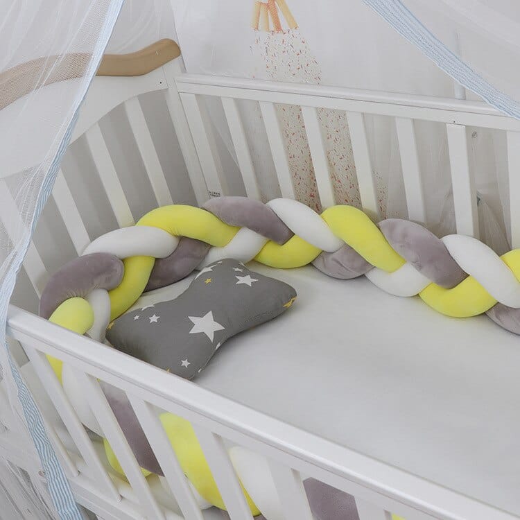 3M Baby Bumper Bed Braid Knot Pillow Cushion Bumper for Infant cuna Bebe lit Crib Protector Cot Bumper Room Decor