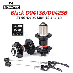 Novatec Hub D041SB D042SB Mountain Bike Disc Card Brake 28/32/36 Holes MTB Road Bicycle Bearing 36H Hubs 8/9/10/11/12 Speed