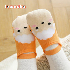 Newborn Baby Boy Girl Socks Cartoon Spring Autumn Anti Slip Socks for Girls Casual Cotton Floor Kids Clothes