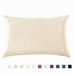 Pillowcase Silk Pillow Cover Silky Satin Hair Beauty Pillow case Comfortable Pillow Case Home Decor wholeStandard/Queen 1PC