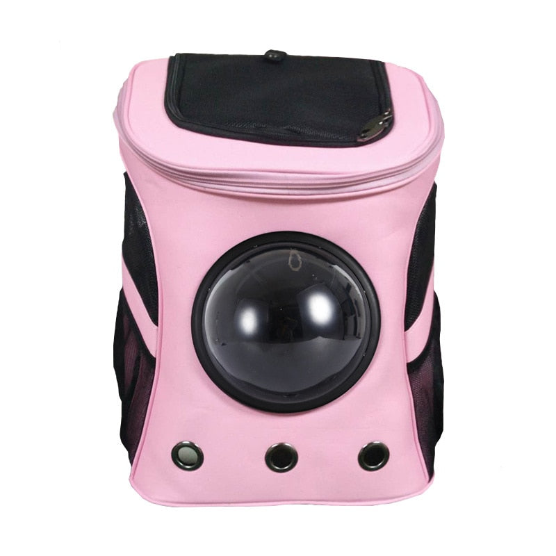 Large Pet Backpack Portable Space Capsule Breathable Window Cat Carrier Dog Bag Pets Products Accessories Portable Travel Bags - Wowza