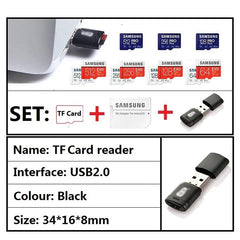 SAMSUNG Original Micro SD 32GB 64GB Memory Card C10 TF MicroSD Cards SDXC 128GB 256GB 512GB U3 4K For Phone Drone Camera