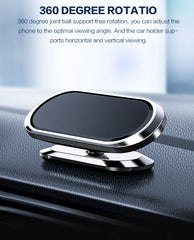 Phone Holder Metal Magnetic 360 rotating Car Phone Holder Stand Zinc Alloy Magnet Car Support Mount cellphone holder