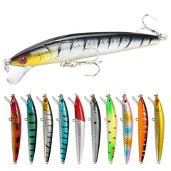 Japanese Minnow Fishing Lures Floating Hard Bait95mm 7g Artificial Bait Wobbler Crank bait Carp Perch Fishing Tackle