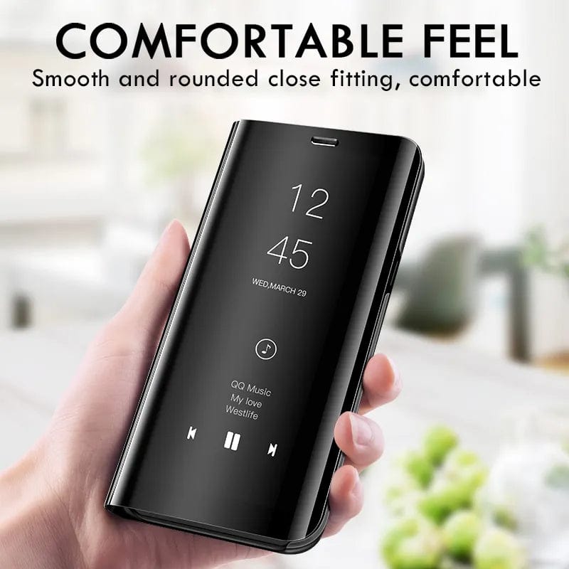 Smart Mirror Phone Case For Samsung Galaxy S10 S9 S8 Plus S10E A6 A8 A7 2018 Note 8 9 A10 A30 A40 A50 A60 A70 M10 M20 M30 Cover