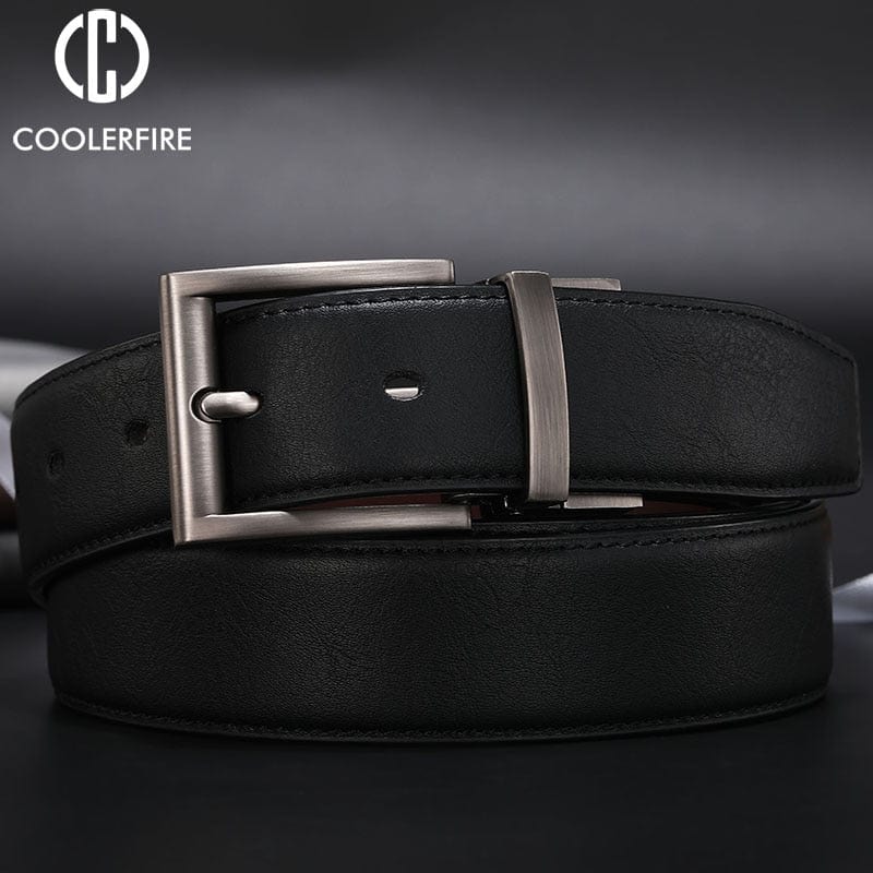 Men Reversible Casual High Quality Belt Man Genuine Leather Belt Male Strap Luxury Trouser Jeans Dress Belt For Men