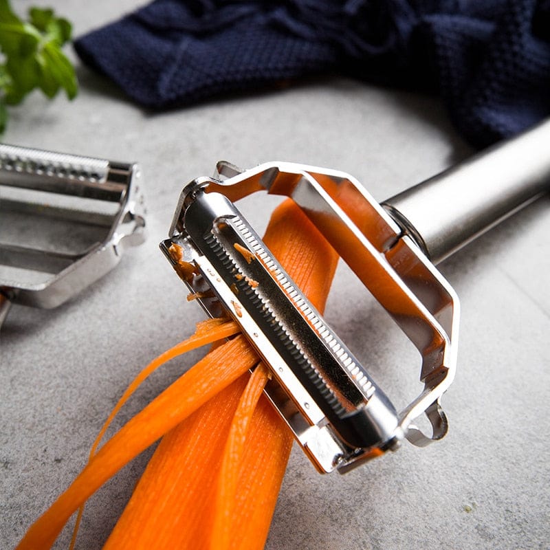 Stainless Steel Multi-function Vegetable Peeler Cucumber Carrot Fruit Cutter Julienne Peeler Potato Carrot Grater Kitchen Set - Wowza