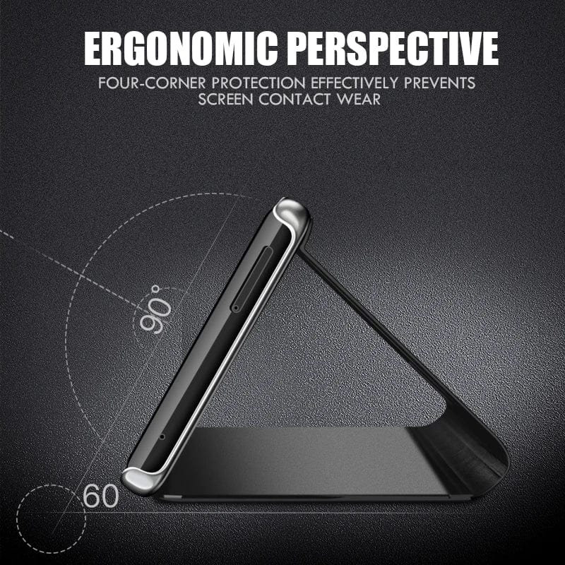 Smart Mirror Phone Case For Samsung Galaxy S10 S9 S8 Plus S10E A6 A8 A7 2018 Note 8 9 A10 A30 A40 A50 A60 A70 M10 M20 M30 Cover