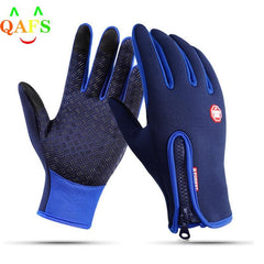 Outdoor Winter Gloves Waterproof Moto Thermal Fleece Lined Resistant Touch Screen Non-slip Motorbike Riding Gloves For Men Women