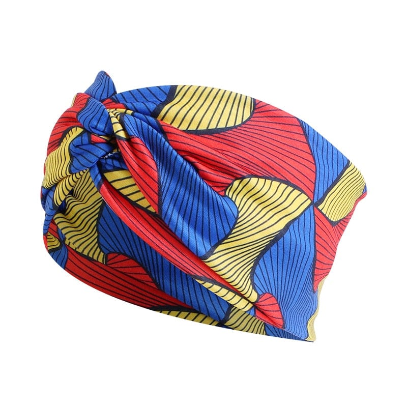 African Pattern Print Headband for Women Twist Style Hair Band Salon Make Up Hair Wrap Headwear Turban Ladies Hair Accessories