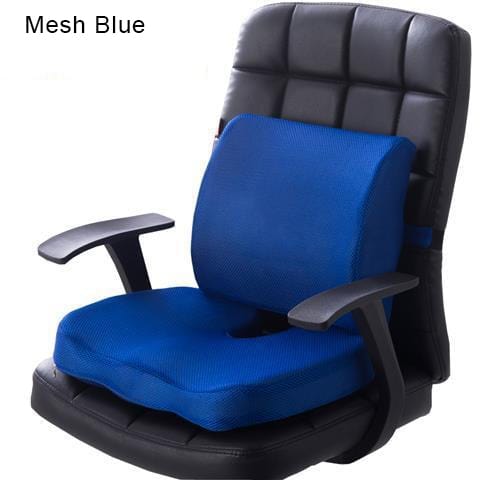 Orthopedics Hemorrhoids Seat Cushion Memory Foam Car Rebound Cushion Office Chair Lumbar Support Pain Relief Breathable Pillow