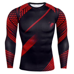 Men's Long Sleeve T-shirts Gym Clothing Sportswear Sporting Cry Fit Running Man Rashguard Men T-shirt Sport Compression T Shirt