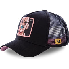 Newest Hot Selling Anime Patch Design Trucker Hat Two Famous Cartoons Cotton Mesh Baseball Cap For Men Women Gorras Casquette