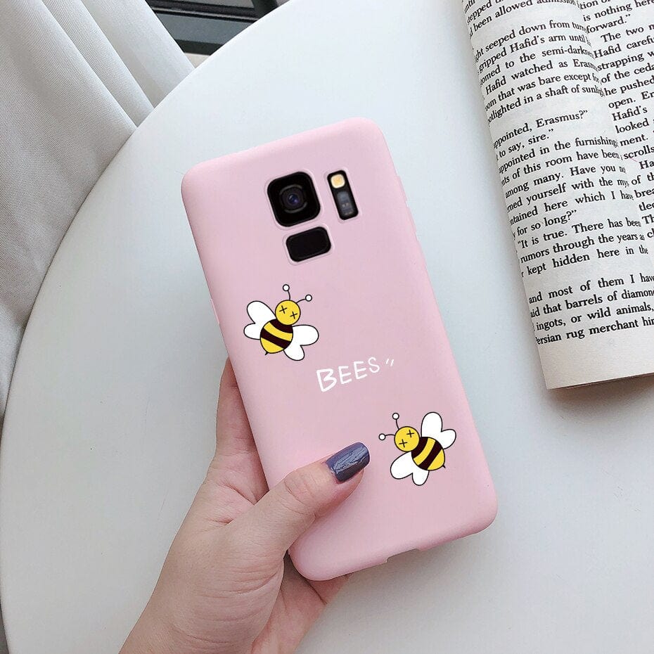 For Cover Samsung S9 S 9 Plus Case Soft Silicone Cute Bumper Protector Fundas on Samsung Galaxy S9 Plus S9 Phone Case Back Cover