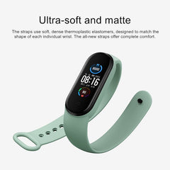 Xiaomi Mi Band 5 Strap Pink Limited Green Bracelet Compatible with Mi Smart Band 5 NFC