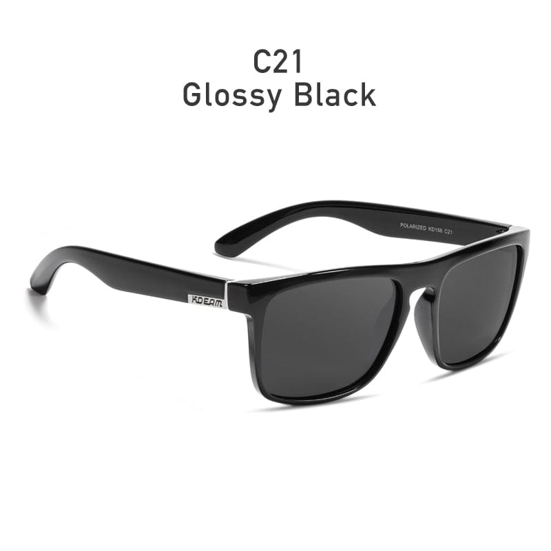 Fashion Guy's Sun Glasses From KDEAM Polarized Sunglasses Men Classic Design All-Fit Mirror Sunglass With Brand Box CE