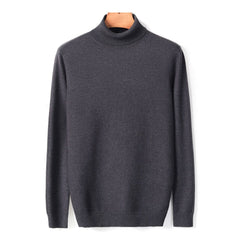 2022 New Autumn Winter Men's Warm Turtleneck Sweater High Quality Fashion Casual Comfortable Pullover Thick Sweater Male Brand