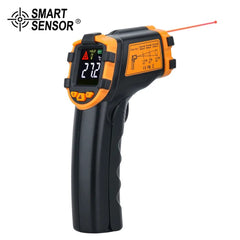 Digital Infrared Thermometer Laser Temperature Meter Non-contact Pyrometer Imager Hygrometer LCD Light Alarm