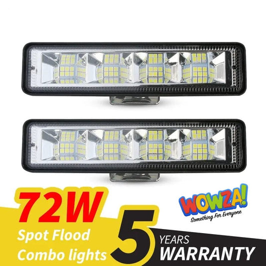 72W Car Work Light LED Bar  4x4 24 LED Working Bar Offroad SUV ATV Tractor Boat Trucks Excavator 12V 24V led Combo Beam