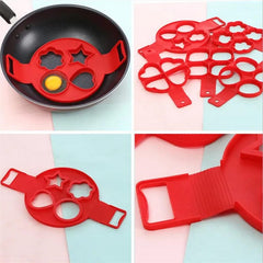 Pancake Egg Ring Maker Nonstick Cooking Tool Round Heart Pancake Maker Egg Cooker Pan Flip Eggs Mold Kitchen Baking Accessories