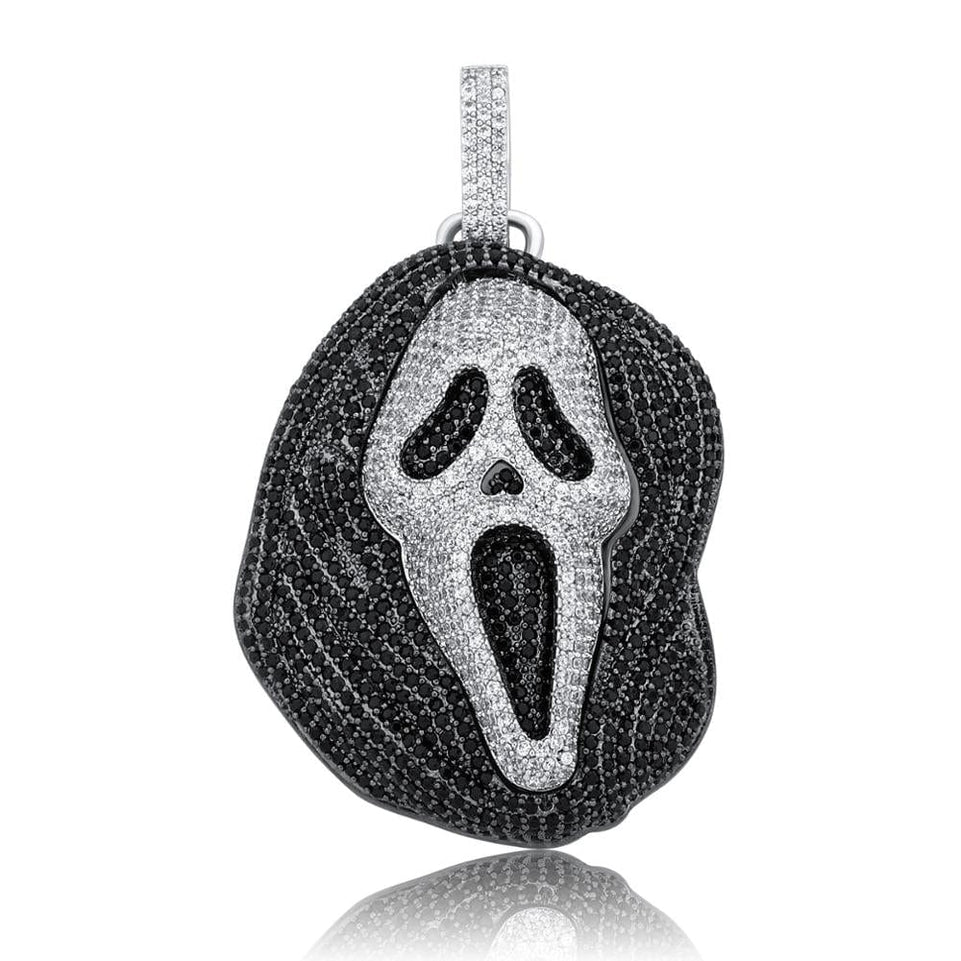 TOPGRILLZ 2020 New Fashion High Quality Iced Skull Pendant Necklace With Tennis Chain  Cubic Zirconia Hip Hop Gift For Men