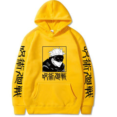 Jujutsu Kaisen Anime Hoodie Pullovers Tops Loose Long Sleeves Autumn and Winter Uniex