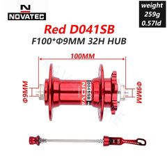 Novatec Hub D041SB D042SB Mountain Bike Disc Card Brake 28/32/36 Holes MTB Road Bicycle Bearing 36H Hubs 8/9/10/11/12 Speed