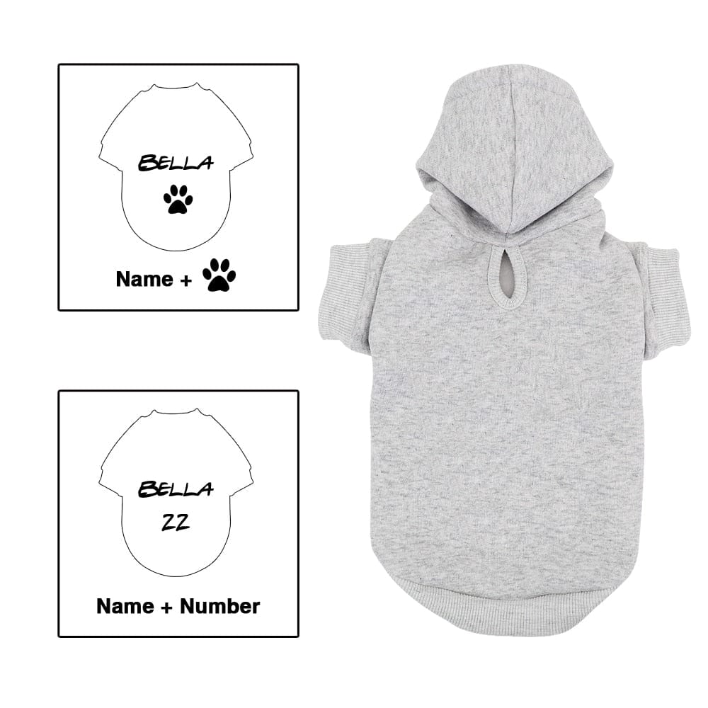 Custom Dog Cat Hoodie Clothes French Bulldog Puppy Dog Coat Sweatshirt Cotton Winter Dog Cat Clothing Shirt Chihuahua Yorkshire - Wowza