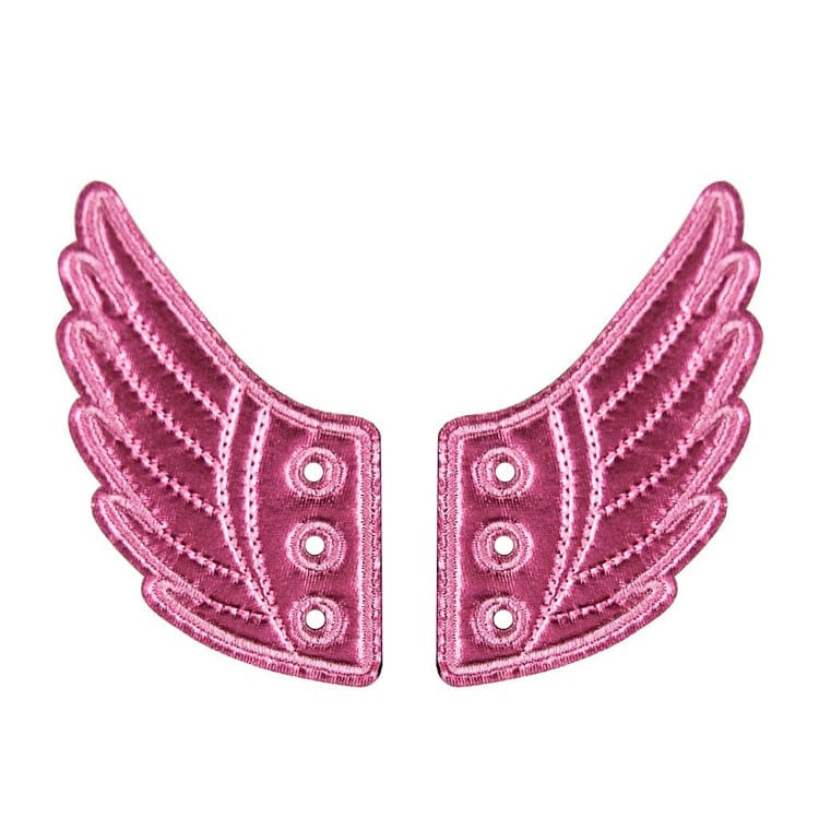 Personality PU Shoe DIY Accessories Bats Glitter Black Shoe Wings Ornament Show Halloween Party Fun Skate Shoes DIY Decorations