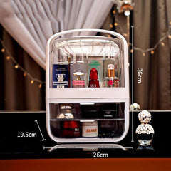 Fashion Acrylic Cosmetic Box Transparent Makeup Jewelry Drawer Home Storage Boxs Multifunctional Travel Cosmetic Organizer - Wowza