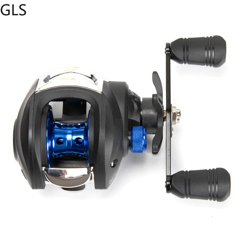 GLS Metal winding ring Series Baitcasting Reel 7.2:1 Ultra-Light 8KG MAX Drag Power Casting Fishing Right Left Hand Fishing Reel