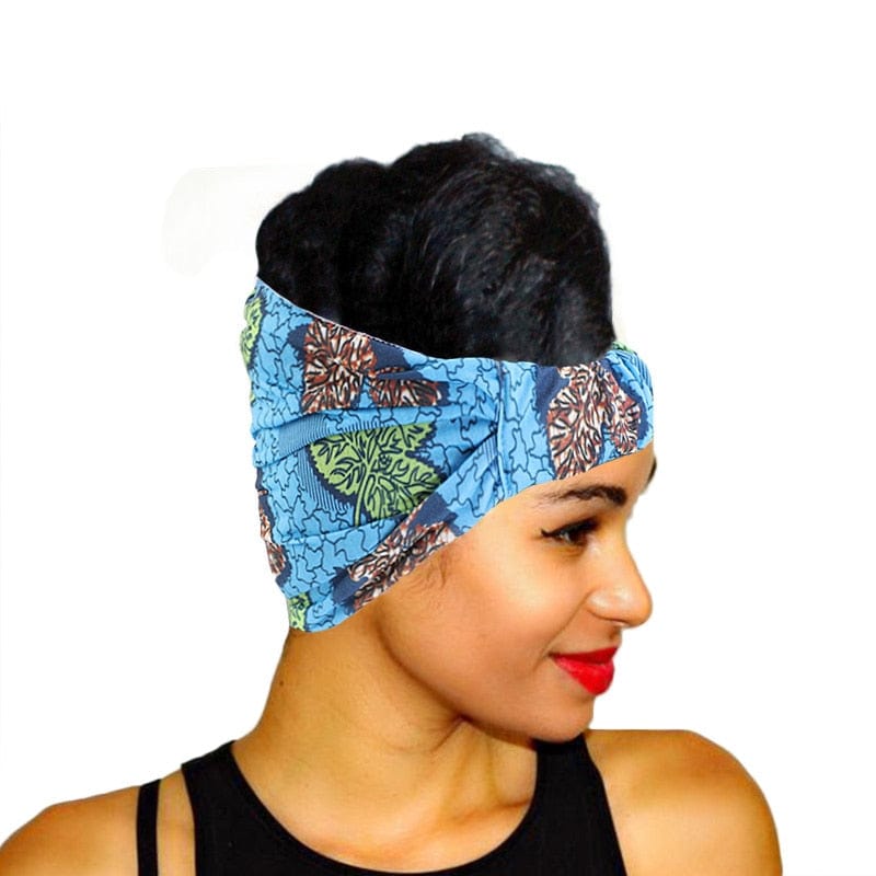 African Pattern Print Headband for Women Twist Style Hair Band Salon Make Up Hair Wrap Headwear Turban Ladies Hair Accessories