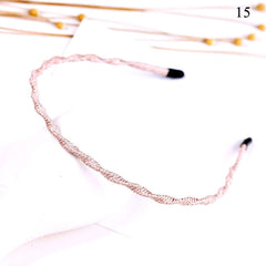 Girls Shiny Luxury Rhinestone Hair Band High Quality Diamond Pearls Hair Hoop Accessories for Women Crystal Headbands Ornaments