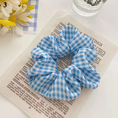 Korean Women Scrunchie Hearwear Girls Hair Tie Lady Scrunchies Ponytail Hair Female Holder Rope Pineapple Print Hair Accessories