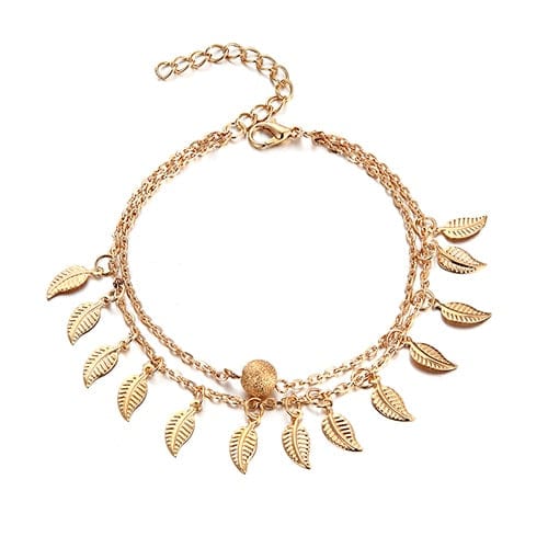 Hot summer retro style imitation fruit Women anklet bracelet personality ethnic style leg chain girl barefoot chain jewelry Gift