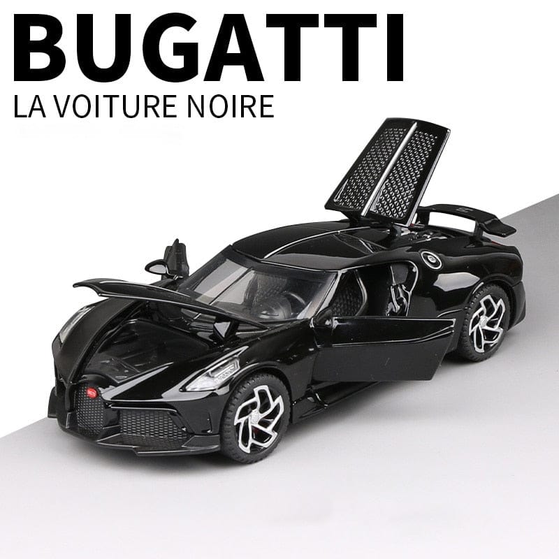 1:32 Bugatti La Voiture Noire Black Dragon Supercar Toy Alloy Car Diecasts & Toy Vehicles Car Model Car Toys For Children