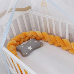 3M Baby Bumper Bed Braid Knot Pillow Cushion Bumper for Infant cuna Bebe lit Crib Protector Cot Bumper Room Decor