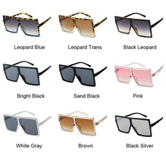 Sunglasses Square Woman Sun Glasses Female Eyewear Eyeglasses Plastic Frame Clear Lens UV400 Shade Fashion Driving New