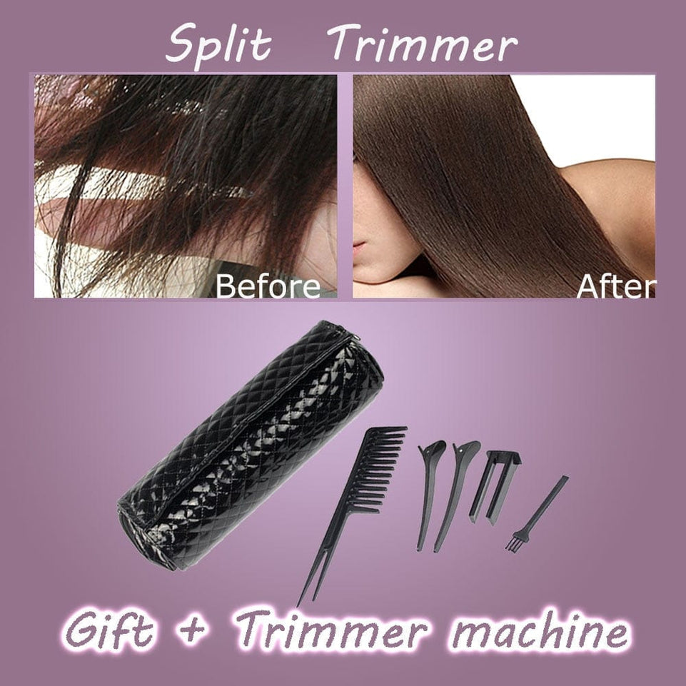 Split Trimmer USB Charging Professional Hair Cutter Smooth End Cutting Clipper Beauty Set Bag Solve Ends Trimmer