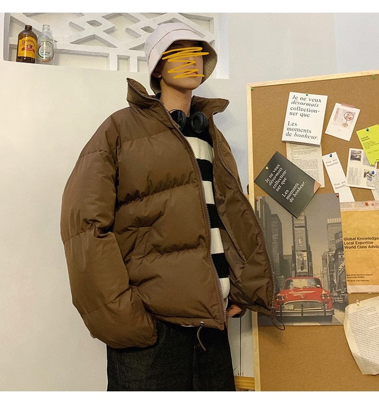 LAPPSTER Men Harajuku Colorful Bubble Coat Winter Jacket 2023 Mens Streetwear Hip Hop Parka Korean Black Clothes Puffer Jackets