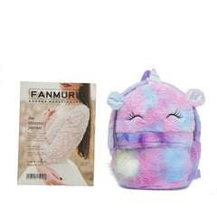 New Women Plush Unicorn Backpacks Cute Fashion Fur Backpacks For Girls Travel Backpack Children Schoolbag Kids Gift Book Bag