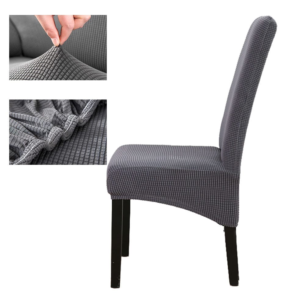 Polar Fleece Fabric XL Size Long Back Plaid Chair Cover Seat Covers Chair Covers Spandex Restaurant Hotel Party Banquet