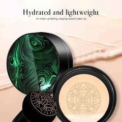 BB Cream Air Cushion Foundation Mushroom Head Waterproof Brighten Face Base CC Cream Natural Oil-Control Moisturizing Concealer